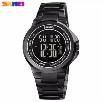 Jam Tangan Pria Digital Stainless Original SKMEI DG1712