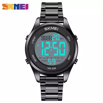Jam Tangan Pria Digital Stainless Original SKMEI DG1849