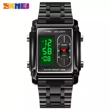 Jam Tangan Pria Digital Stainless Original SKMEI DG1868