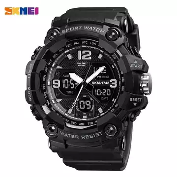Jam Tangan Pria Dual Time Original SKMEI AD1742