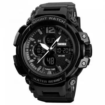 Jam Tangan Pria Dual Time Original SKMEI AD1343