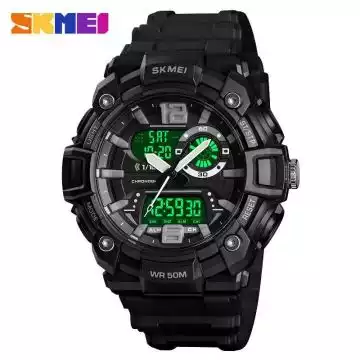 Jam Tangan Pria Dual Time Original SKMEI AD1529