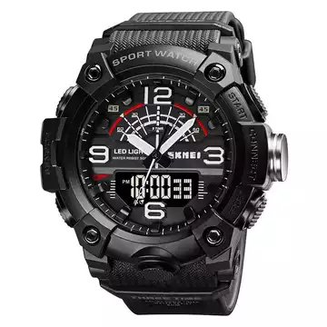 Jam Tangan Pria Dual Time Original SKMEI AD1619