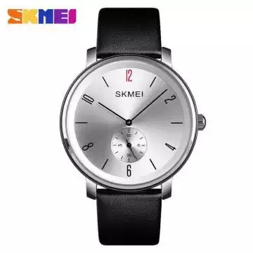 Jam Tangan Pria Analog Leather Original SKMEI 1398CL
