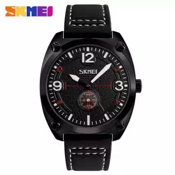Jam Tangan Pria Analog Leather Original SKMEI 9155