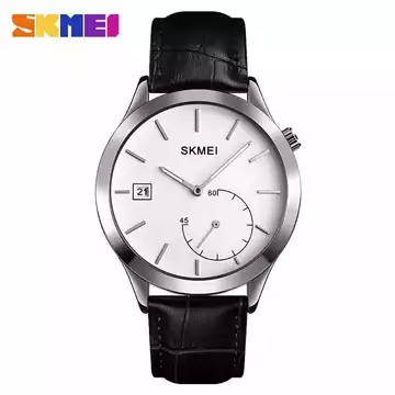 Jam Tangan Pria Analog Leather Original SKMEI 1581CL