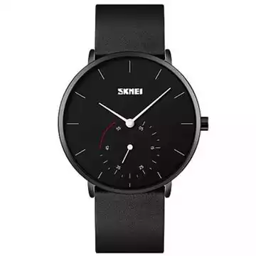 Jam Tangan Pria Analog Leather Original SKMEI 9213CS