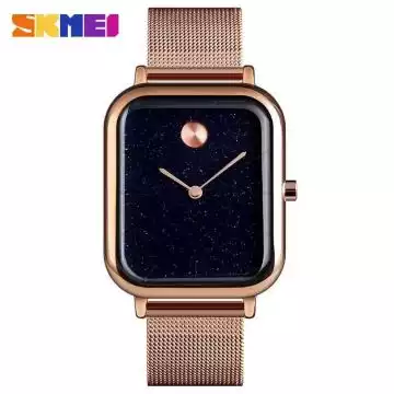 Jam Tangan Pria Analog Stainless Original SKMEI 9187CS