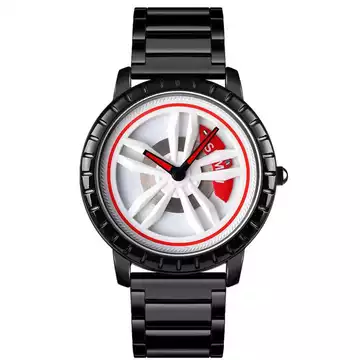 Jam Tangan Pria Analog Stainless Original SKMEI 1634CS Putih