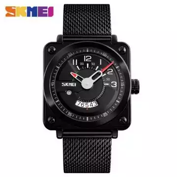 Jam Tangan Pria Analog Stainless Original SKMEI 9172CS