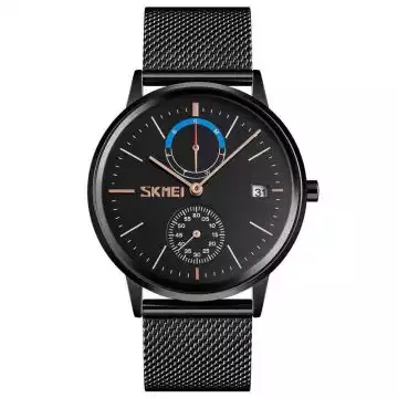 Jam Tangan Pria Analog Stainless Original SKMEI 9182CS