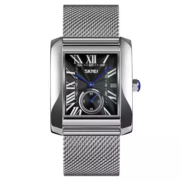 Jam Tangan Pria Analog Stainless Original SKMEI 9191CS