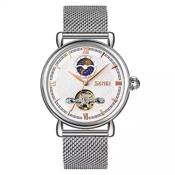 Jam Tangan Pria Automatic Original SKMEI 9220CS Silver