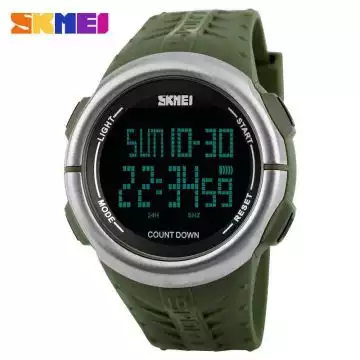 Jam Tangan Pria Digital Original SKMEI 1286 Army
