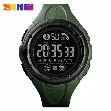 Jam Tangan Pria Smart Watch Bluetooth Original SKMEI 1542 Hijau