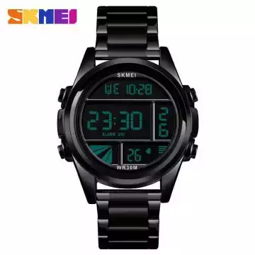 Jam Tangan Pria Digital Stainless Original SKMEI DG1448