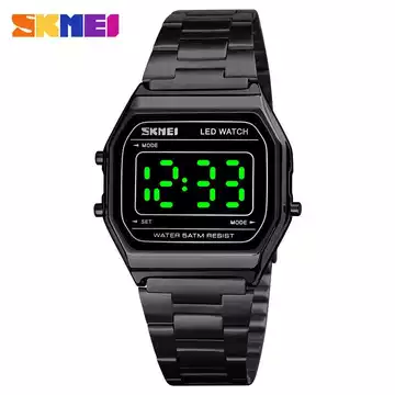 Jam Tangan Pria Digital Stainless Original SKMEI DG1646