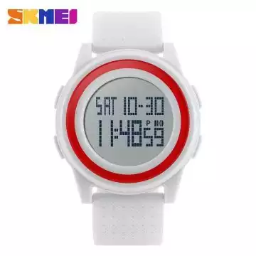 Jam Tangan Pria Digital Original SKMEI DG1206 Putih