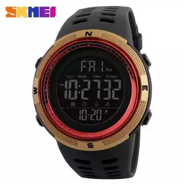 Jam Tangan Pria Digital Original SKMEI DG1251 Emas