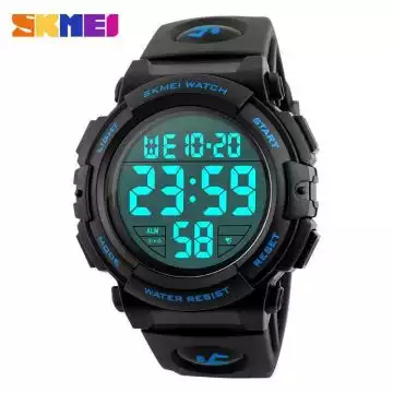 Jam Tangan Pria Digital Original SKMEI DG1258 Biru
