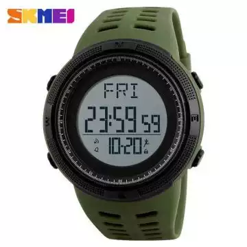 Jam Tangan Pria Digital Original SKMEI DG1295 Hijau