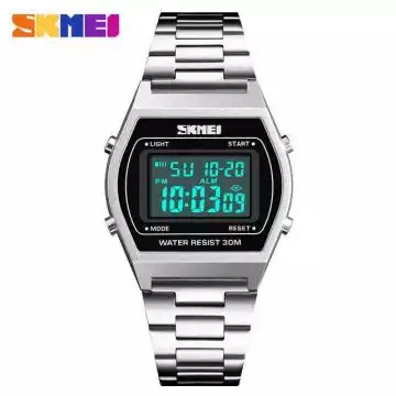 Jam Tangan Pria Digital Original SKMEI DG1328 Silver