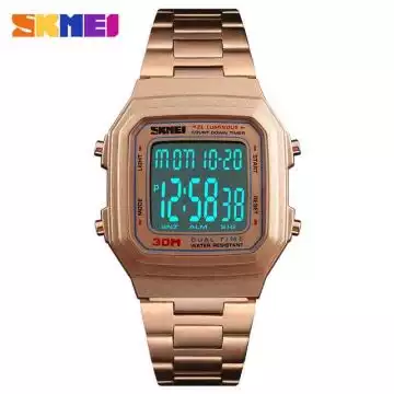 Jam Tangan Pria Digital Original SKMEI DG1337 Rose