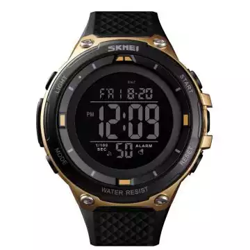 Jam Tangan Pria SKMEI Digital Casual Men Watch Original DG1441 Gold