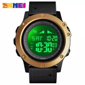 Jam Tangan Pria Digital Original SKMEI DG1476 Gold