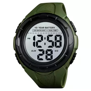 Jam Tangan Pria Digital Original SKMEI DG1563 Hijau