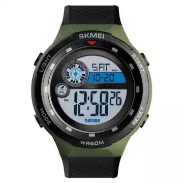 Jam Tangan Pria Digital Original SKMEI DG1465 Hijau