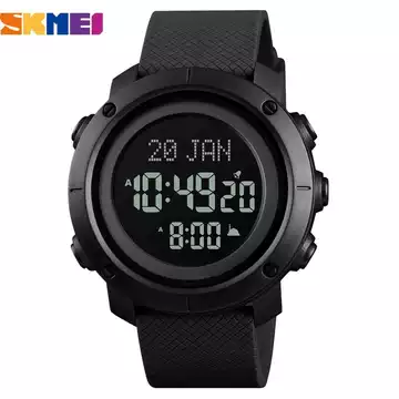 Jam Tangan Pria Digital Kiblat Original SKMEI DG1728