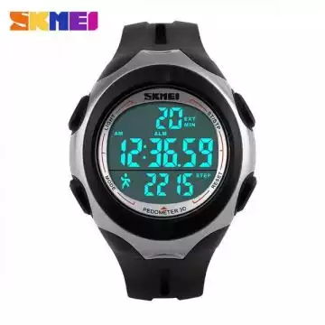 Jam Tangan Pria Digital Pedometer Original SKMEI DG1107S