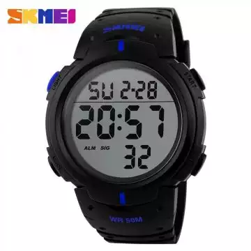 Jam Tangan Pria Digital Original SKMEI DG1068 Biru