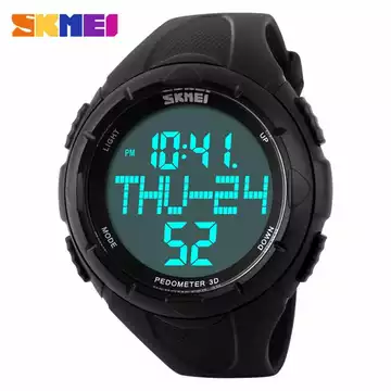 Jam Tangan Pria Digital Pedometer Original SKMEI DG1122S