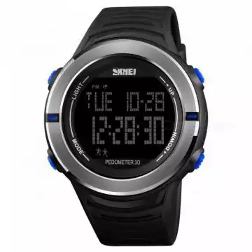 Jam Tangan Pria Digital Pedometer Original SKMEI DG1322 Biru