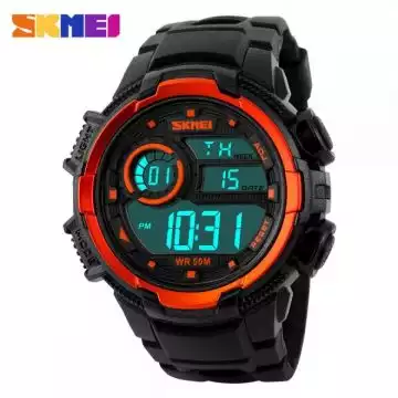 Jam Tangan Pria Digital Original SKMEI DG1113 Merah