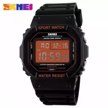 Jam Tangan Pria Digital Original SKMEI DG1134 Orange