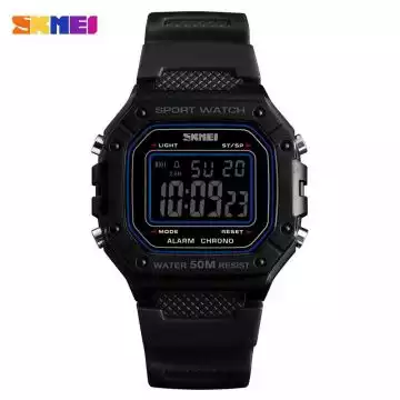 Jam Tangan Pria Digital Original SKMEI DG1496 Hitam