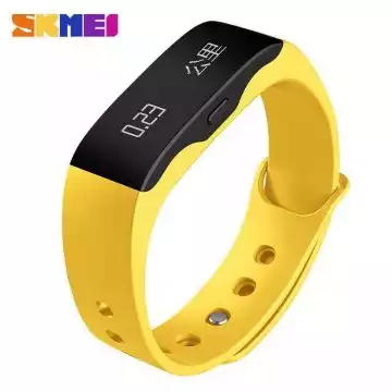 Jam Tangan Pria Smart Watch Bluetooth Original SKMEI L28T Kuning