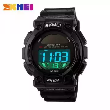Jam Tangan Pria Digital Solar Original SKMEI DG1126