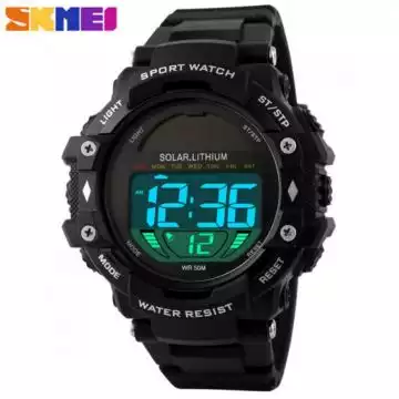 Jam Tangan Pria Digital Solar Original SKMEI DG1129