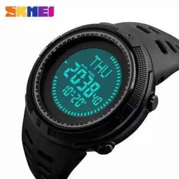 Jam Tangan Pria Digital Compass Original SKMEI 1254