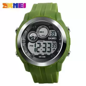 Jam Tangan Pria Digital Original SKMEI DG1234 Hijau