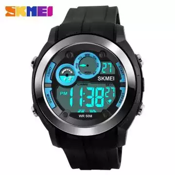 Jam Tangan Pria Digital Original SKMEI DG1234 Biru