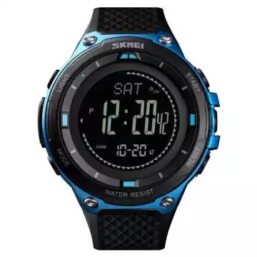 Jam Tangan Pria Digital Pedometer Original SKMEI DG1443 Biru