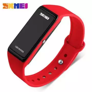 Jam Tangan Pria Digital Original SKMEI 1265A Merah