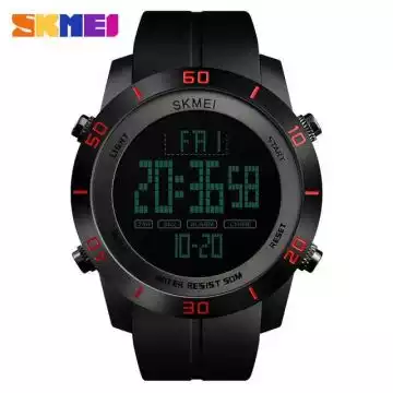 Jam Tangan Pria Digital Original SKMEI DG1353 Merah