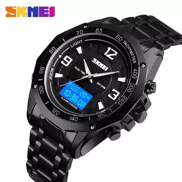 Jam Tangan Pria Dual Time Original SKMEI AD1504