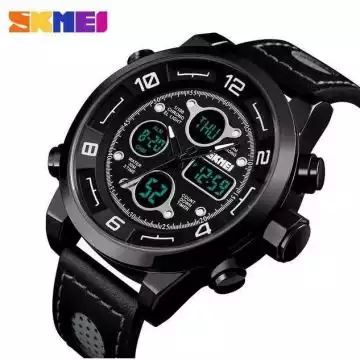 Jam Tangan Pria Dual Time Original SKMEI AD1371